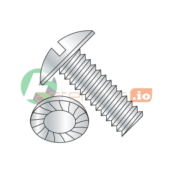 Newport Fasteners 1/4"-20 x 3/4 in Slotted Truss Machine Screw, Zinc Plated Steel, 3000 PK 868696 - main